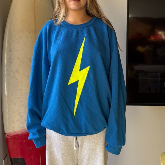 Aviator Nation Bolt Crew Sweatshirt - Picture 1 of 3